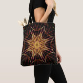 Gefederte Feuerwerks-Sternenexplosion-Tasche Tasche (Von Nahem)
