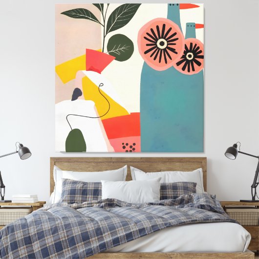 gefeiert leinwanddruck (Insitu (Schlafzimmer))