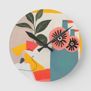 gefeiert runde wanduhr