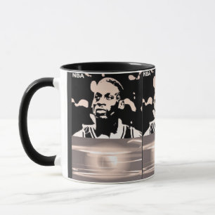 gefeierte Spielersilhouette  Tasse