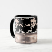 gefeierte Spielersilhouette Tasse (Vorderseite Links)