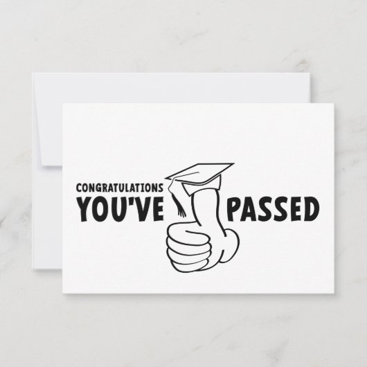 Gefeliciteerd, je bent geslaagd, diploma (Vorderseite)