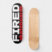 gefeuert skateboard (Vorderseite)