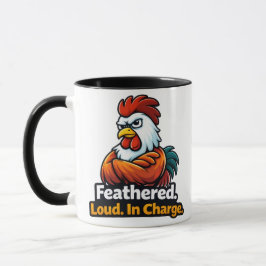 Gefiedert, Laut. in Auftrag. Kader Zitat Tasse
