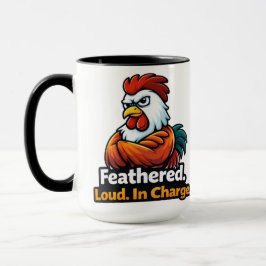 Gefiedert, Laut. in Auftrag. Kader Zitat Tasse