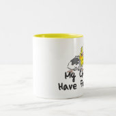 Gefiederte KinderTasse Zweifarbige Tasse (Mittel)