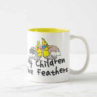 Gefiederte KinderTasse Zweifarbige Tasse