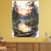 Gefiederte Ruhe Leinwanddruck (Insitu (Wohnzimmer))
