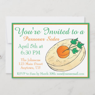 Gefilte Fisch Jüdischer Shabbat Abendessen Pessach Einladung