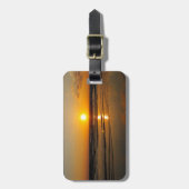 Gefilterter Sonnenuntergang Gepäckanhänger (Vorderseite vertikal)