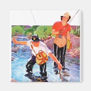 Geflecht eines Fisches durch R.J. Cavaliere Magnet