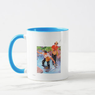 Geflecht eines Fisches durch R.J. Cavaliere Tasse