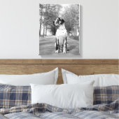 Gefleckte Deutsche Dogge Leinwanddruck (Insitu (Schlafzimmer))