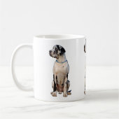 Gefleckte Dogge Kaffeetasse (Links)