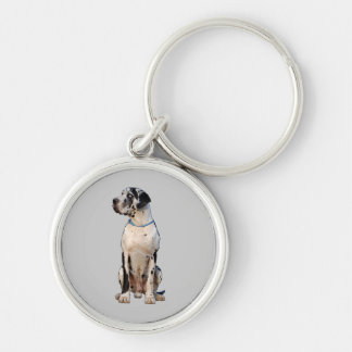 Gefleckte Dogge Schlüsselanhänger