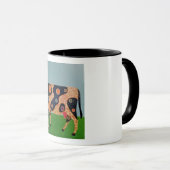 Gefleckte Kuh-Tasse mit Punkten Tasse (VorderseiteRechts)
