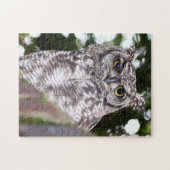 Gefleckter Adlerkauz Greifvogel Puzzle (Horizontal)