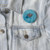 Gefleckter Adlerrochen - Ozean Button (Beispiel)