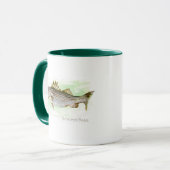 Gefleckter Barsch Tasse (Vorderseite Links)