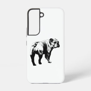 Gefleckter Bulldogge, standhafter Wächter Samsung Galaxy Hülle