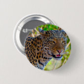 Gefleckter Leopard Button (Vorne & Hinten)