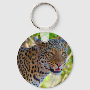 Gefleckter Leopard Schlüsselanhänger