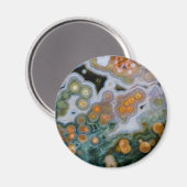 Gefleckter Ozean-Jasper Magnet (Vorderseite/Rückseite)