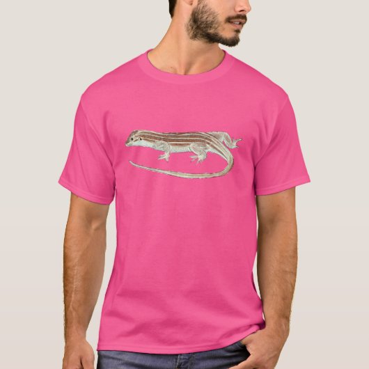 Gefleckter Peitschen-Schwanz-Eidechse T-Shirt (Vorderseite)