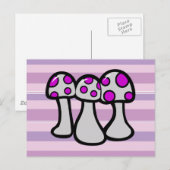 Gefleckter Pilz Postkarte (Vorne/Hinten)