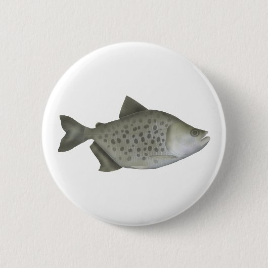 Gefleckter Piranha Button (Vorderseite)