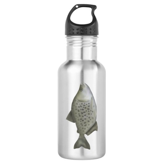 Gefleckter Piranha Edelstahlflasche (Vorderseite)