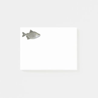 Gefleckter Piranha Post-it Klebezettel