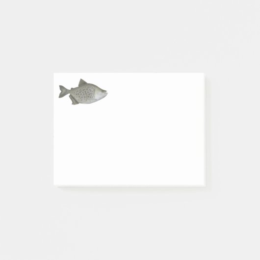 Gefleckter Piranha Post-it Klebezettel (Vorderseite)