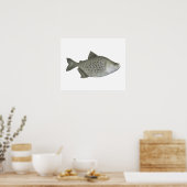 Gefleckter Piranha Poster (Küche)