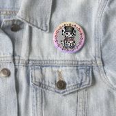Gefleckter Polizeihund-Button  Button (Beispiel)