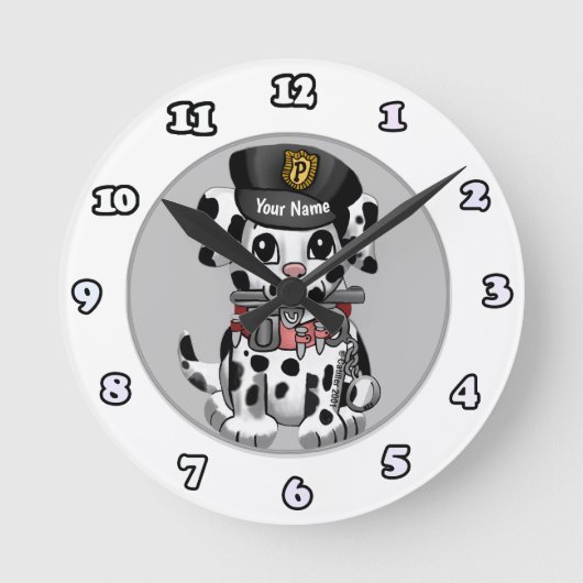 Gefleckter Polizeihund Uhr (Vorderseite)