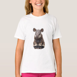 Gefleckter Pullover Tapir Kinder