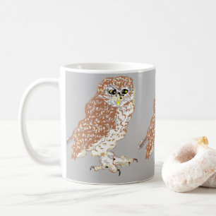 Gefleckter Waldohreulen-Becher Kaffeetasse