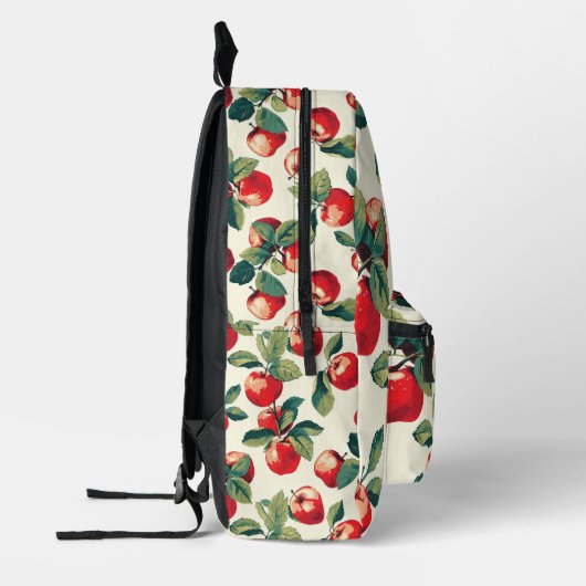 Geflecktes Apple Muster Bedruckter Rucksack (Links)