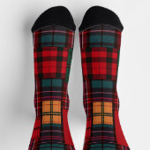 geflickte karierte Socken (Oben)