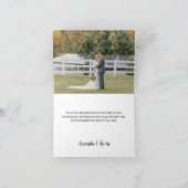 Geflochtene Bilderfischerei mit Rings Danke (Innenseite)