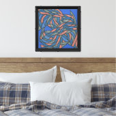 Geflochtene Echos Leinwand (Insitu (Schlafzimmer))