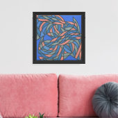 Geflochtene Echos Leinwand (Insitu (Wohnzimmer))