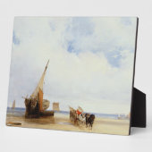 Geflochtene Schiffe und ein Wagen in der Nähe von Fotoplatte (Seite)