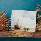 Geflochtene Schiffe und ein Wagen in der Nähe von Fotoplatte (Seite)