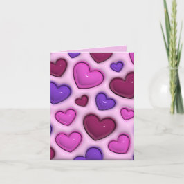 Geflochtene vertikale Urlaubskarte mit dreidimensi Feiertagskarte