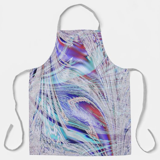 Geflochtene Vogelfedern Schürze (Vorderseite)