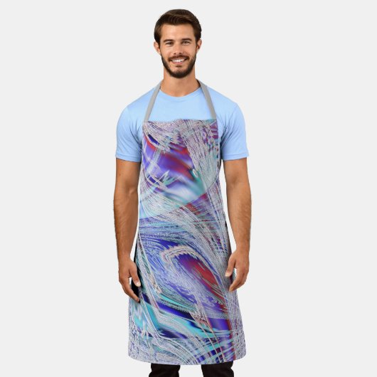 Geflochtene Vogelfedern Schürze (Getragen)