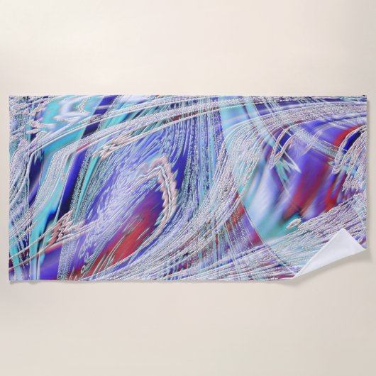 Geflochtene Vogelfedern Strandtuch (Vorderseite)