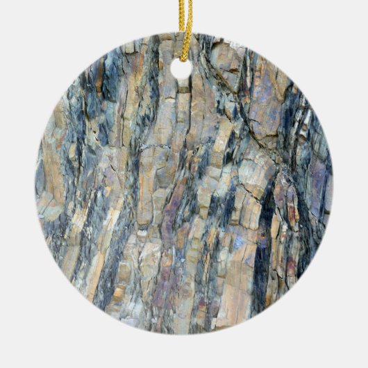 Geflochtener Felsen im Olympischen Nationalpark Keramik Ornament (Vorne)